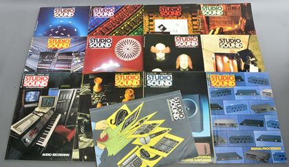 various-Studio Sound mags Jan 87 -  Dec 90